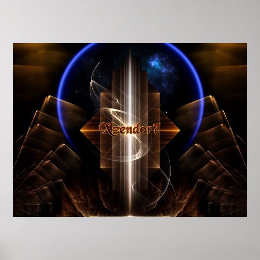 Poster Domaine Artrillien De Xzendor7 Fractal Art (Devant)