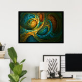 Poster Domaine de l'Esprit (Bureau à domicile)