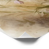 Poster Domaine de l'été Fleur sauvage Illustration de la  (Coin)