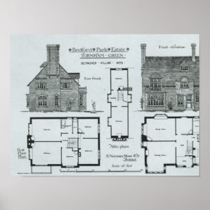 Poster Domaine de parc de Bedford