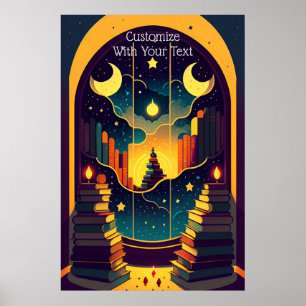 Poster Domaine Magique Des Livres