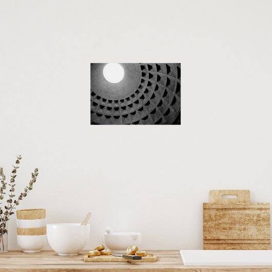 Poster dôme du panthéon (Cuisine)