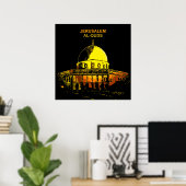 Poster Dôme du Rocher : Un symbole de paix (Bureau à domicile)