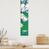 Poster Domine le graphique de croissance. (Cuisine)