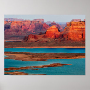 Poster Dominguez Butte & Lake Powell, Utah