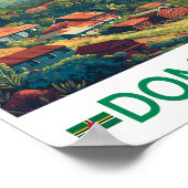 Poster Dominica Travel Art Vintage (Coin)