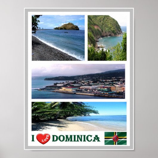 Poster Dominique - I Love - (Devant)
