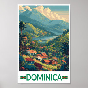 Poster Dominique Voyage Art Vintage