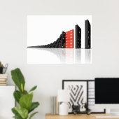 Poster Domino (Bureau à domicile)