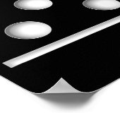 Poster Domino Game 5 0 Halloween Noël (Coin)