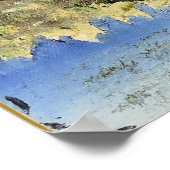 Poster Dommages Chroniques "Arlington Pond"Org. Art (Coin)