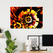 Poster Dommages collatéraux (Bureau à domicile)