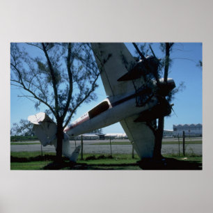 Poster Dommages d'ouragan, Kingston, Jamaïque