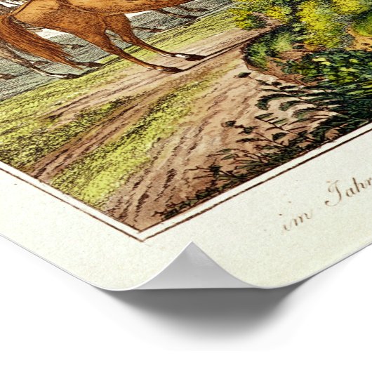 Poster Don Cossacks en 1814 (Coin)