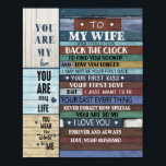 Poster Don de femme | Lettre À Ma Femme Amour Du Mari<br><div class="desc">Don de femme | À Ma Femme Je T'Aime Pour Toujours Et J'Aime Toujours Votre Mari</div>