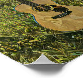 Poster Don de guitare acoustique (Coin)