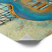 Poster Don de guitare acoustique (Coin)