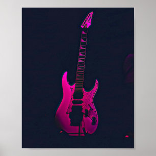 Poster Don de guitare acoustique