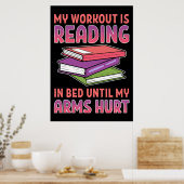 Poster Don De Lecteur Mon Entraînement Est La Lecture Dan (Cuisine)