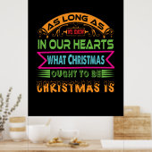 Poster Don De Noël Tant Que Nous Le Savons (Cuisine)