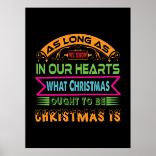Poster Don De Noël Tant Que Nous Le Savons