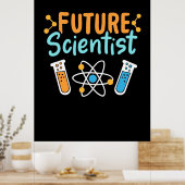 Poster Don de scientifique | Futur scientifique (Cuisine)