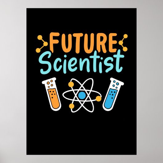 Poster Don de scientifique | Futur scientifique (Devant)