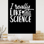 Poster Don de scientifique | J'Aime Vraiment La Science (Cuisine)