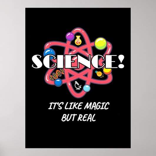 Poster Don de scientifique | La Chimie La Science Est Com (Devant)