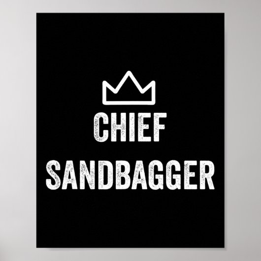 Poster Don Du Chef Sandbagger Pour Le Mème De Golf Bjj Sa (Devant)