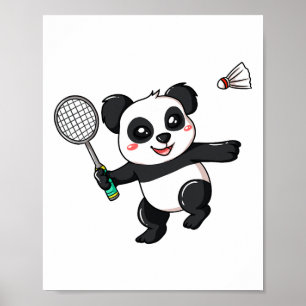 Poster Don Du Joueur Badminton Pour Shuttle Lover