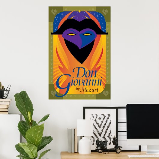 Poster Don Giovanni, Opéra (Bureau à domicile)
