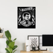 Poster Don Jesus Malverde Héros mexicain Jesus Malverde (Bureau à domicile)