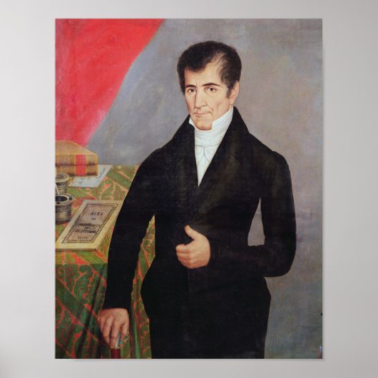 Poster Don Jose Cecilio del Valle (Devant)