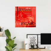 Poster DON JUAN GIOVANNI et FIGARO 2 (Bureau à domicile)