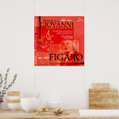 Poster DON JUAN GIOVANNI et FIGARO 2 (Cuisine)
