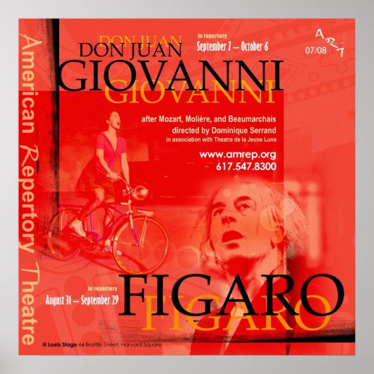 Poster DON JUAN GIOVANNI et FIGARO 2 (Devant)