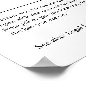 Poster Don personnalisé de l'avocat (Coin)