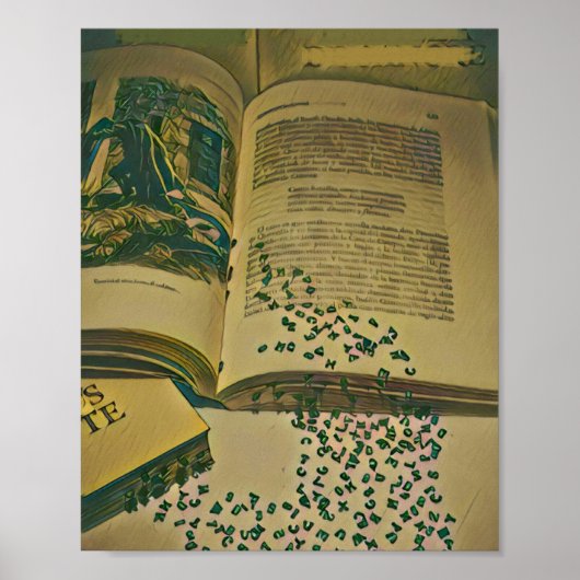 Poster Don pour amoureux de bibliothèque (Devant)