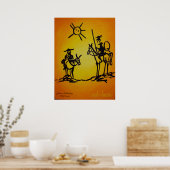 Poster Don Quichotte de Picaso (Cuisine)
