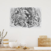 Poster Don Quichotte lutte contre les marionnettes (Cuisine)