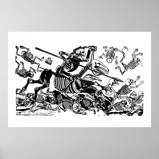 Poster Don Quijote par José Guadalupe Posada (Devant)