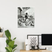Poster Don Quixote and the Windmills (Bureau à domicile)