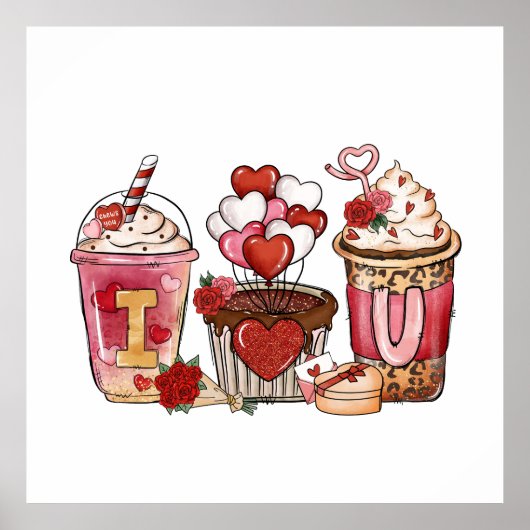 Poster Don Valentine | Je T'Aime (Devant)