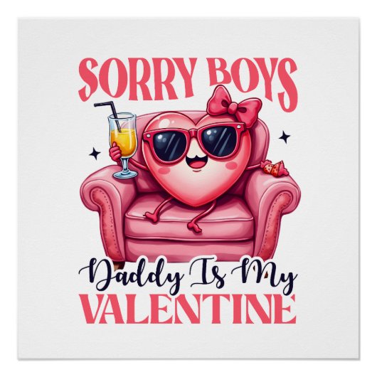 Poster Don Valentine | Papa, c'est ma Saint Valentin (Devant)