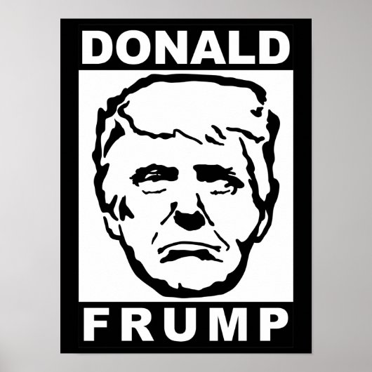 Poster donald frump (Devant)