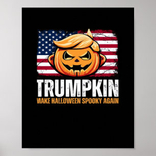 Poster Donald Halloween - Trumpkin rendre Halloween Éffra