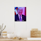 Poster Donald J. Trump, 45e président des États-Unis (Cuisine)