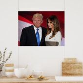 POSTER DONALD & MELANIA TRUMP (Cuisine)