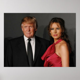 POSTER DONALD & MELANIA TRUMP